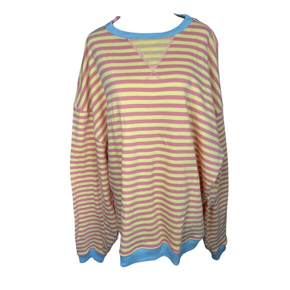 Free People We The Free Oversized Sweatshirt - Size L - Picture 4 of 13